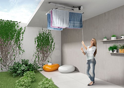 Deckenständer Foxydry Mini 150, vertikaler Wäscheständer, zusammenklappbar - 9