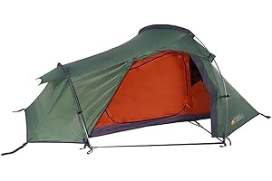 Vango Banshee 300 Tent for 3 People, Wild Camping Tent, Backpacking Tent, DofE Recommended Kit, Green, One Size