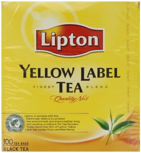Lipton Yellow Label 100 Tea Bags (Pack of 3, Total 300 Tea Bags)