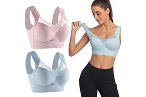 FAIRZ 2PCS Wmbra Bra, Wmbra Posture Correcting Bra, Summer Wireless Push-Up Comfortable Bra, Everyday Bras for Women