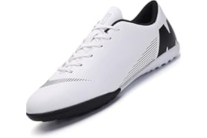 VTASQ Chaussures de Football Homme High Top Professionnel Athlétisme Entrainement Adolescents Garçon Spike Antidérapant Chaussures de Sport Crampons Professionnel Unisexes