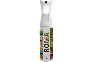 GLAMOUR PARFUM - Ambientador de Hogar Roma - 300 ml - Pulverizador con Aroma Floral y Manzana Verde - Ambientador Textil en Spray - para Pulverizar en la Cama o en Cortinas - Reutilizable