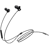 Oneplus Nord Wired Earphones with mic, 3.5mm Audio Jack, Enhanced bass with 9.2mm Dynamic Drivers, in-Ear Wired Earphone - Bl
