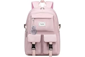 Ternbay Mochila impermeable para mujer Mochila escolar mona para chica Mochila de moda para portátil de mujer