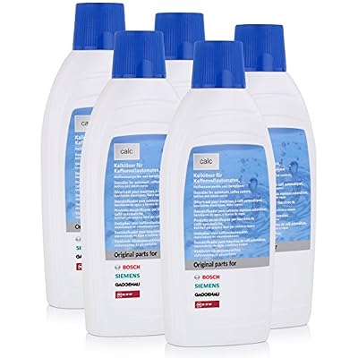 Bosch/Siemens 311680 Détartrant pour Automates 500 ml, Lot de 5