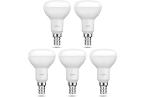 Lepro Ampoule LED E14 4,9W Équivalent 40W - 470LM Blanc Chaud 2700K - E14 R50 Réflecteur Ampoule à Angle de Faisceau 120°- AC 220-240V - CRI>85 - Non Dimmable - Lot de 5