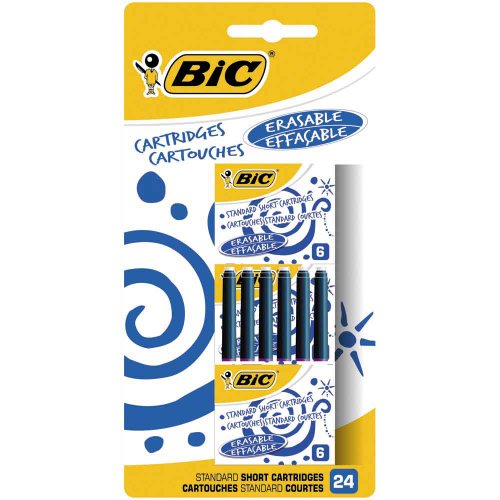 Bic картриджи для перьев.руч.24шт (3086126732916)