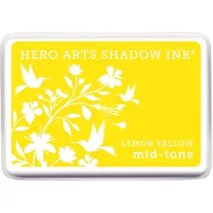 Hero Arts Mid-Tone Shadow Ink Pad, Lemon Yellow