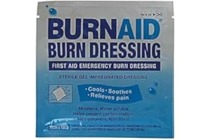 OSG New Burnaid Burns Dressing 10 X 10cm Injury Support Fast Application Burn Aid