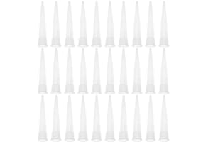 ASYKNM Ugelli in Silicone, Beccucci per Cartuccia in Silicone, Silicone Beccucci, Silicone Ugelli, Ugelli per Calafataggio, Cartuccia Ugelli in Silicone per Sigillante Adesivo e Pistola per Silicone,30 Pack