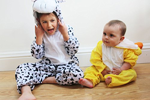 Fun Play Cow costume- Animal Onesie Kids 3-5 years old M