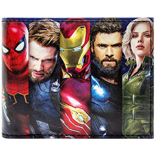 Preisvergleich Produktbild Marvel Avengers Infinity War Helden Schwarz Portemonnaie Geldbörse