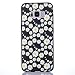 Produktbild Samsung Galaxy S8 Plus S8+ Hülle, Chreey [Schwarz Serie] Full Body Cover Bumper Case Weich TPU Silikon Handyhülle Kratzfeste Anti-Rutsch Matt Schutzhülle Backcover [Gänseblümchen]