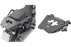 GIVI Bauletto in alluminio, nero, per valigie monokey, per Harley Davidson Pan America 1250 (21)