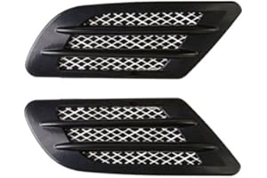 Inion® dekoracyjny zestaw 2 szt. Air Flow Fender left kratka wlot powietrza dekoracja naklejka sportowy styl tuning osłona maski silnika - sarachen - INION®