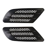 Lieferumfang: 1x Set mit 2 Stück Dekorative selbstklebende Air Flow Fender
