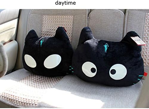 Nasis Luminous Car Use Headrest in Cat Shape AL8087 pack of 2