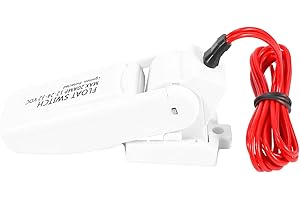 XIAOJUN Interruttore Un Galleggiante per Pompa di Sentina Automatico 12V 24V o 32V per Barca Yacht Marina Pompa sopra/off