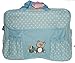 blue polka dot baby Change bag with bottle holder & change mat