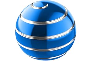 LESYKAWY Kinetic Schreibtischspielzeug, Metal Fidget Spinner Ball, Gyroskop mit optischer Täuschung für Erwachsene ADHS Anti-Angst Stressabbau, Dunkelblau