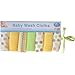 Baby Boys' & Girls' Super Soft Patterned Bath Time Wash Cloths (7 Pack) (Neutral)