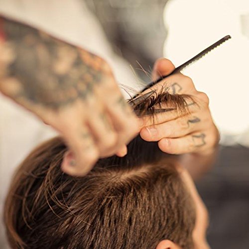 GHB 4er Haarscheren Set Friseurschere Effilierschere für Profi Friseure und Privat aus Edelstahl mit Kästchen 6 Zoll - 7