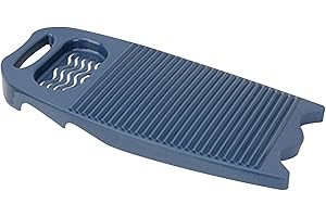 QZJIJOSEN Plastic Washboard for Laundry,Household Hand Washing Board,High Toughness Laundry Board for Home Laundry Supplies (Dark Blue)