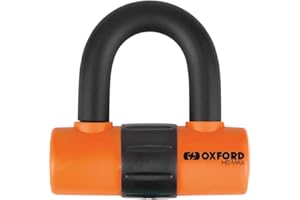 Oxford HD Max Orange High Security Motorcycle Steel Disc Lock LK312