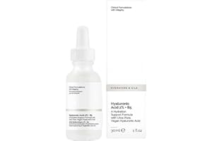 AOSEIENS The Original Ordinary Hyaluronic Acid 2% + B5, Suero Hidratante Multiprofundidad para una Piel Más Tersa y Tersa, la Hidratación Duradera