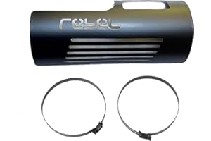 GYMARK Protector térmico de escape de motocicleta para H-onda Rebel 300 500 2017-2023, accesorios de cubierta protectora de calor (estilo A)