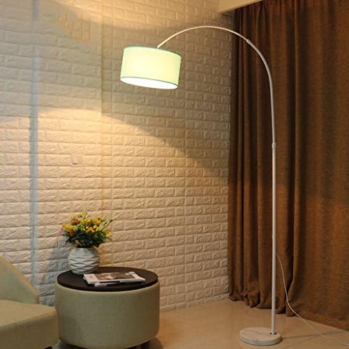 Standing Lamp Modern Fishing Gear Arch Floor Lamp Marble Base LED Floor Lamp, With Remote Control, Adjustable Light Color. ( Color : C-7w )