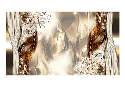 Vlies Fototapete 500×280 cm – 3 Farben zur Auswahl – Top – Tapete – Wandbilder XXL – Wandbild – Bild – Fototapeten – Tapeten – Wandtapete – Abstrakt Blumen Lilien a-C-0041-a-b - 5