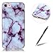 Produktbild Apple iphone 7 4.7 Inch Hülle - Feeltech [2 in 1 Berühren Sie Stift] Marmor Stein Effekt Muster Bunte Gemalte Jade Entwerfer Weich Ultra Dünne TPU Stoßfängerabdeckung mit Silikongel Haut Gummigehäuse Flexible Schale Glatt Transparent Zurück Fall Protective für Apple iphone 7 4.7 Inch Hülle - Bunten Muster