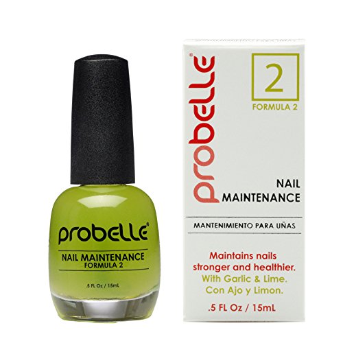 Probelle Nail Maintenance with Garlic and Lime, Formula 2, Clear, .5 Fluid Ounce by Probelle