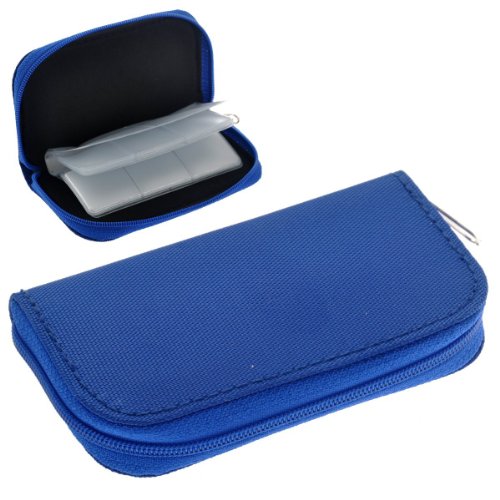Yinglite 22 Schlitze memory card holder case Speicherkarte Fall Speicherkartenhalter. sd box Tasche (Blau)