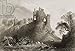 Produktbild Alu-Dibond-Bild 130 x 90 cm: "Carrigogunnell Castle, Near Limerick, County Limerick, Ireland, from Scenery and Antiquities of Ireland by George Virtue, 1860s (engraving)", Bild auf Alu-Dibond