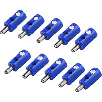 50 Stück Modellbahn-Stecker Mit Querloch – Gelb, Passend Für Märklin, Made In Germany