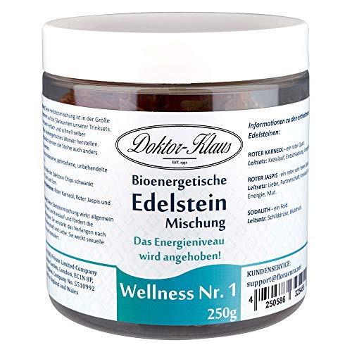 Preisvergleich Produktbild Edelsteinmischung Wellness 1 (Roter Karneol, Roter Jaspis, Sodalith), 250g