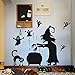 Produktbild vovo Vovotrade Halloween Geist Wandtattoo Aufkleber,Happy Halloween Home Haushalt Zimmer Wand Aufkleber Wandbild Dekor Aufkleber (A)