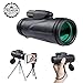Price comparison product image 12x50 Monocular Telescope,Smartphone and Tripod Telescopes,Dual Focus Zoom Super Clear,Waterproof Fogproof Shockproof Portable for BirdWatching,Traveling,Outdoors,Sightseeing,Sport watching