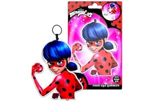 MIRACULOUS zag Porte-clés 11 cm avec lumière LED de Lady Bug Rouge