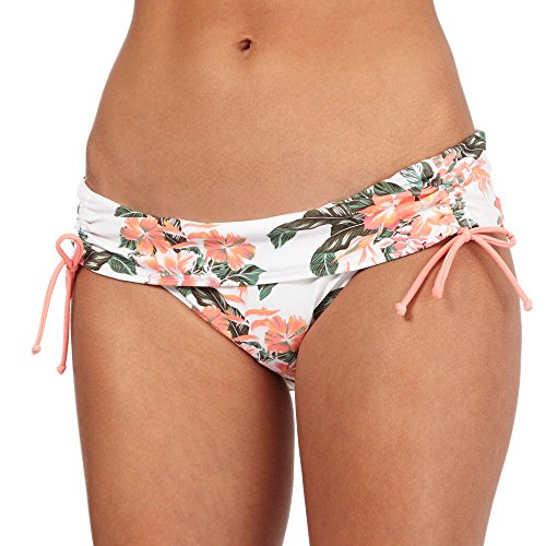 Mantaray Womens Orange Tropical Print Fold Bikini Bottoms 12