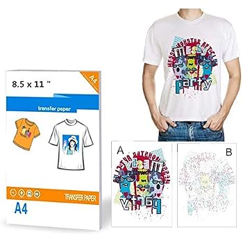 Papier Transfert Thermique Jet Pro SS Pour T-shirt - Impressions Couleur Clair - Formats 8,5x11 Et 11x17