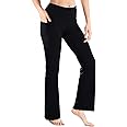 Yogipace,27"/29"/31"/33"/35"/37",Women's Bootcut Yoga Pants Workout Pants Side Pockets