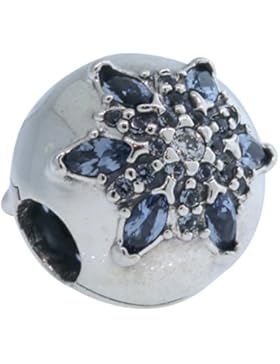 Pandora 791997NMB Eisblaue Schneeflocke Charm - Winter Neuheit 2016