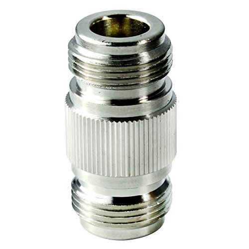 niceeshop(TM) Zinc Alloy 42206 N Female auf N Female Adapter Kupplung (Silber)