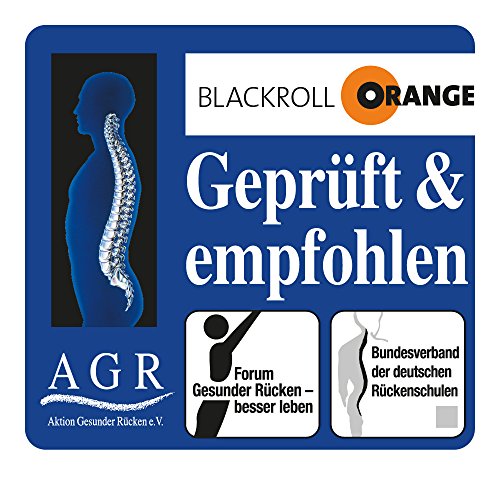 Faszienrolle Blackroll Orange Pro – Massagerolle für Faszien mit Anleitung, Übungs-DVD, Übungsposter - 6