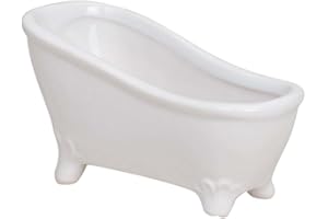 ITSISA Keramik Badewanne M, Badezimmer Deko, Geschenkverpackung für Wellness Gutscheine