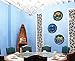 Moolecole 3X New Three-dimensional Submarine Wall Stickers Underwater Wallpaper Children's Room Decoration Stickers Living Room Bedroom Wall Stickers Waterproof Removable Wall Sticker Wall Poster