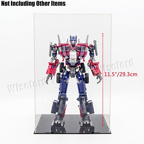 Tingacraft Acrylic Display Case/Box (21.9 x 17.9 x 35 cm) Self-Assembly Dustproof for 20-32 cm Action Figure